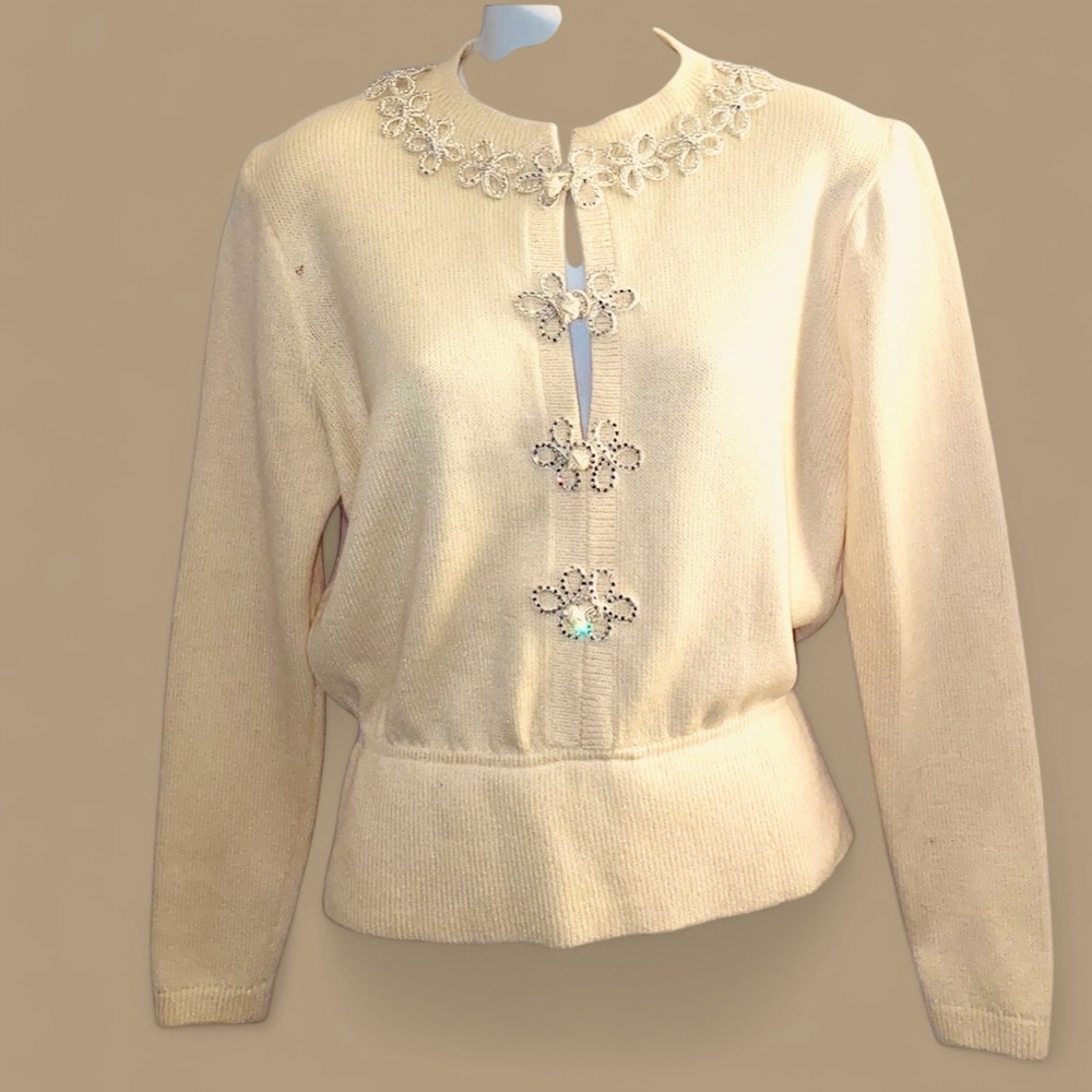 St. John Knit Evening Sweater - Picture 4 of 16